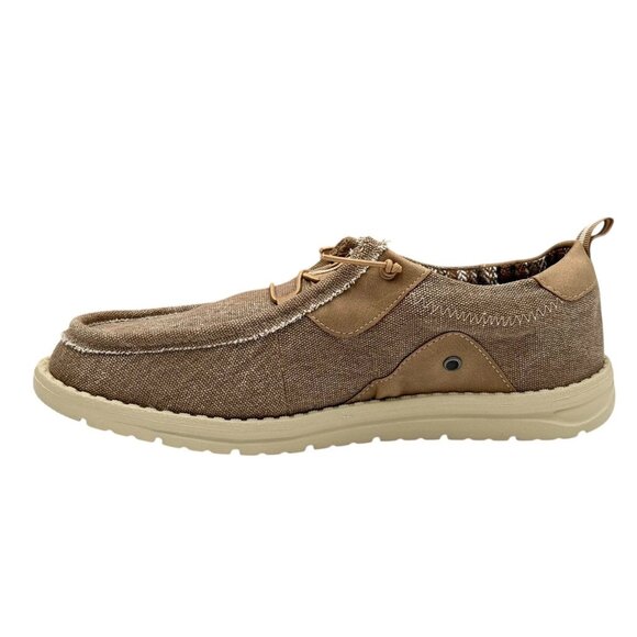 Flojos Men’s Slip-On Canvas‎ Sneaker Size 10 Brown Casual Comfortable Loafer main image 5